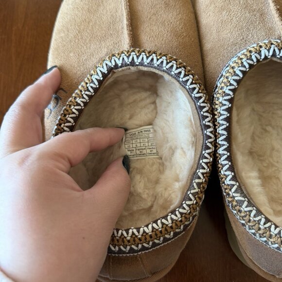 UGG Tasman Chestnut/Brown Suede Upper Women's Slippers US 10 Size Shoe - Picture 6 of 9